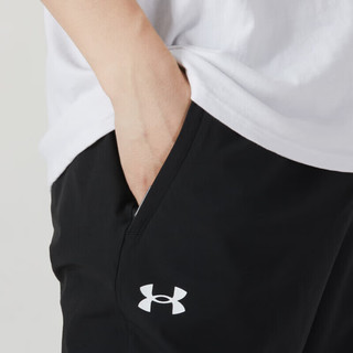 安德玛（UNDERARMOUR）男裤 运动服训练透气卫裤户外梭织休闲长裤 23600701-001/质感面料/细腻亲肤 S