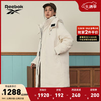 Reebok锐步冬款简约时尚休闲梭织长款羽绒夹克 23FRC267UGW2 A/M