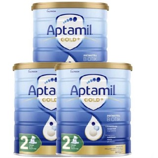 Aptamil 爱他美 新西兰Aptamil爱他美较大婴幼儿奶粉2段6-12个月900g*3罐