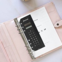 FILOFAX 斐来仕 英国进口 filofax  A5 personal pocket 活页手账配件 CALCULATOR 太阳能便携计算器