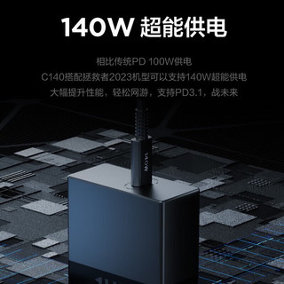 Lenovo 联想 拯救者C140W氮化镓适配器 便PDY9000P2023/R9000 C140W1.5C