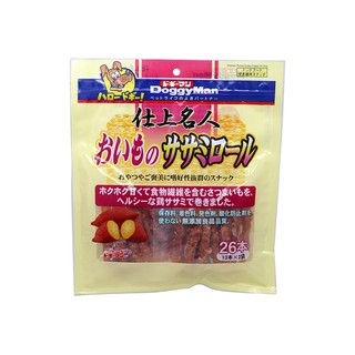 多格漫 日本Doggyman狗零食 宠物犬用鸡肉绕大番薯卷地瓜绕肉26根 红薯鸡肉味