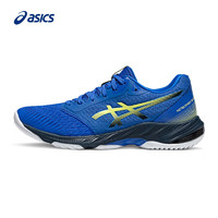 亚瑟士ASICS男鞋排球鞋透气舒适轻量运动鞋 NETBURNER BALLISTIC FF 3 蓝色/黄色 42.5