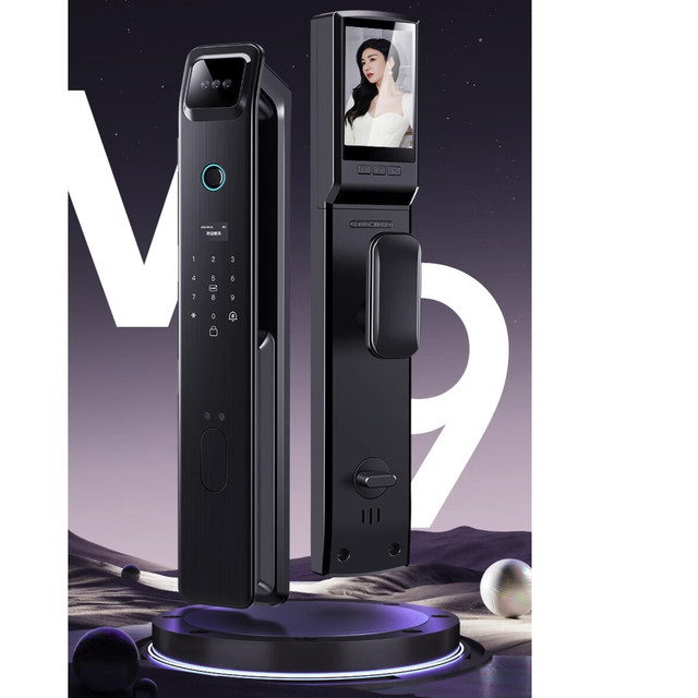 因硕 V9D 3D人脸识别智能锁 人脸识别+wifi远程解锁