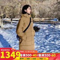 彪马（PUMA）长款羽绒服 23冬季款男女运动服户外出行防风休闲保暖羽绒外套 【长款过膝】深驼色-90%鸭绒 S【165-170cm/110-120斤】