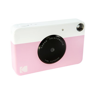 Kodak 柯达 PRINTOMATIC 拍立得相机 粉白色 即拍即得 （即拍即打 无墨打印 简约撞色）礼盒装