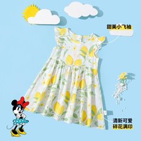 Disney baby 女童连衣裙夏季中大童夏装儿童女宝小童洋气宝宝潮