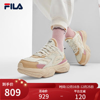 斐乐（FILA）原子鞋先锋运动鞋女鞋2023冬休闲鞋厚底老爹鞋 豆腐白/拿铁-TL 36