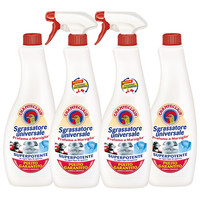 CHANTE CLAIR 大公鸡管家 多能油污净 600ml*2瓶+600ml*2瓶补充装 马赛香型