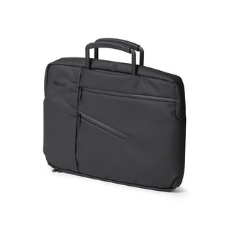 乐上（LEXON）手提包办公手提袋会议包事务包文件包商务拉链袋公文包黑色