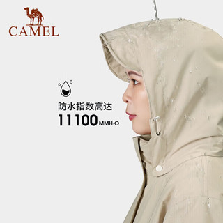 骆驼 CAMEL冲锋衣女三合一户外旅游登山服装防风防水外套 AD22263747