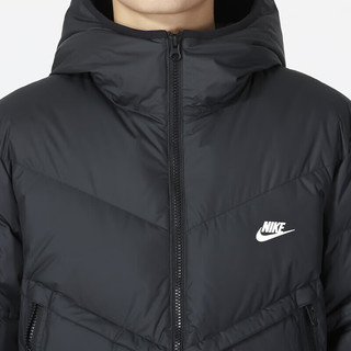 耐克（NIKE）舰店羽绒服男外套 官网短款运动服跑步保暖夹克外套 DV1132-010/灰鸭绒/含量85% M(170/88A)