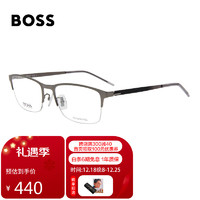 HUGO BOSS 光学镜架眼镜框男女款半镜框近视眼镜1306F/57-SVK-T