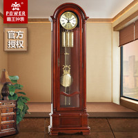 POWER 霸王 欧式落地钟现代座钟机械立钟创意大摆钟客厅坐钟立式钟表时钟