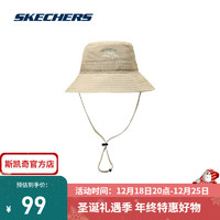 斯凯奇（Skechers）漫步系列渔夫帽L223U069 岩米色/00V8 均码