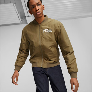 彪马（PUMA） 男子复古休闲夹棉外套 SQUAD BOMBER JACKET 681526 巧克力豆-93 XXL(190/108A)