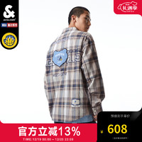 杰克琼斯 杰克·琼斯（JACK&JONES）男士NBA联名灰熊队舒适时尚运动外套2233OS012 深蓝DRESS BLUES 180/100A/L