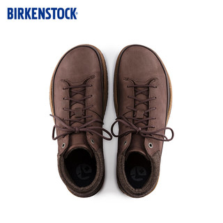 BIRKENSTOCK秋冬男女同款牛皮革涂油休闲鞋Honnef High系列 棕色常规版1020399 40