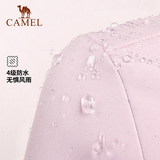 骆驼（CAMEL）户外软壳衣女防风加绒保暖外套连帽休闲夹克男 3 XL