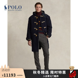 RALPH LAUREN 拉尔夫·劳伦 Polo Ralph Lauren 拉夫劳伦 男装 23年秋双面羊毛栓扣外套RL17662 410-海军蓝 L