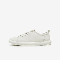 他她（TATA）舒适百搭纯色休闲板鞋男VYU01CM3 白色 40