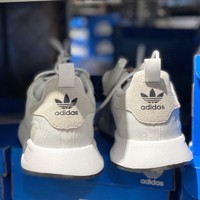 adidas 阿迪达斯 三叶草男鞋女鞋2023秋冬款运动鞋休闲鞋网面透气跑步鞋低帮缓震 EF5507白/米灰 41