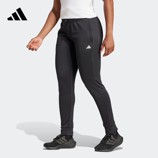 adidas阿迪达斯女装冬季速干束脚运动裤IM2678 黑色/白 A/XS