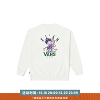 VANS 范斯 男女套头卫衣秋冬城市系列西安米白色简约舒适 米白色 XL