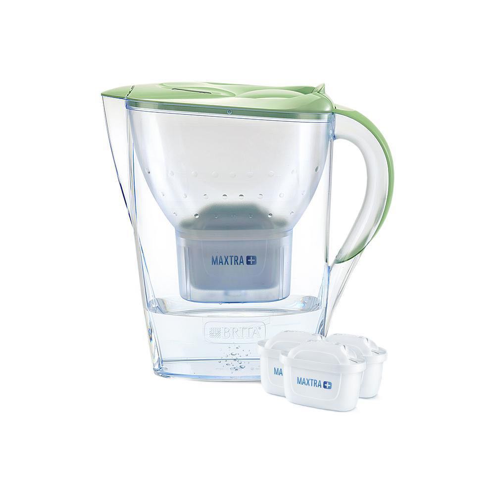 BRITA 碧然德 海洋系列 滤水壶 绿色 一壶四芯