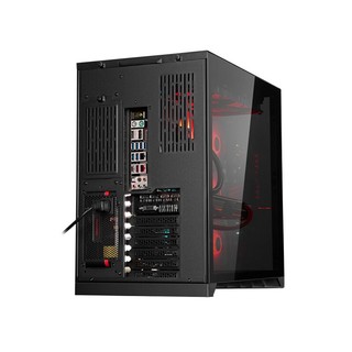 联力 包豪斯-O11D 216 游戏台式机 高塔式电脑水冷机箱支持ATX E-ATX主板 包豪斯O11D - 黑色机箱【霸气海景房】