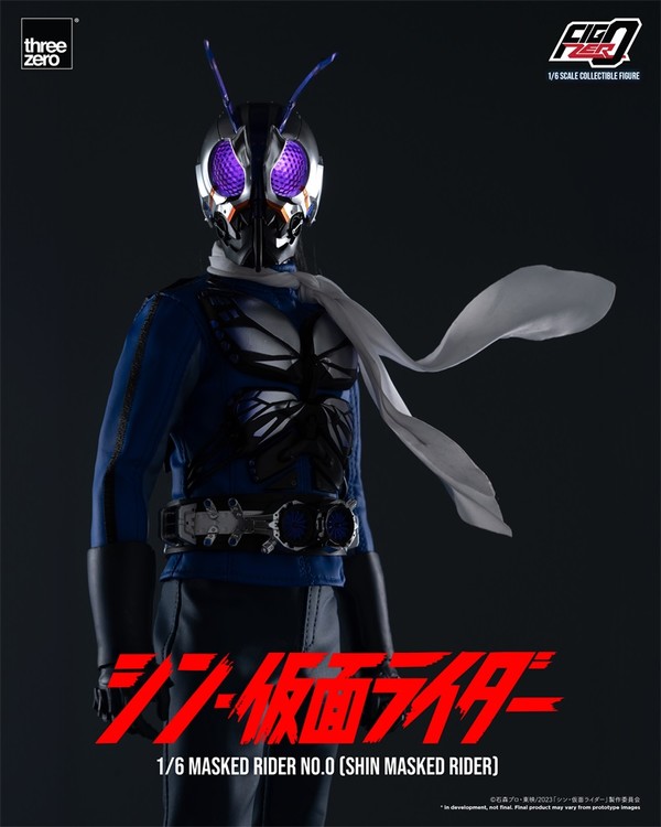 threezero Figzero系列 新假面骑士0号 1/6可动人偶