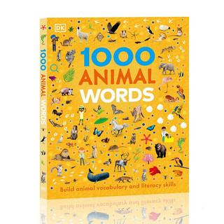 原版点读版 1000个动物相关的词汇精装，DK 1000 Animal Words小达人笔英