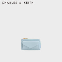 CHARLES&KEITHCK6-50681060短款迷你零钱包卡包女 Blue蓝色 XXS