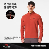 Jeep 吉普 Polartec100抓绒衣女秋冬新款摇粒绒休闲男登山卫衣高领