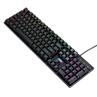 AOC 冠捷 键盘有线键鼠套装混光电竞游戏机械手感台式笔记本电脑办公