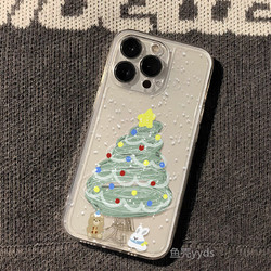 菲天 适用于iPhone全系列手机壳保护壳太空壳点点圣诞树 太空壳点点圣诞树 iPhone15