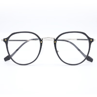 mikibobo 近视眼镜配眼镜 近视/平光 防蓝光近视眼镜1.56非球 MI5268黑银色