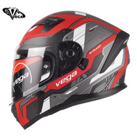 VEGA SA-39 摩托车头盔 全盔 进化论红 L码