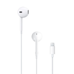 Apple 苹果 耳机有线原装扁口earpods入耳式iPhone14/13 苹果原装耳机