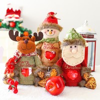 千棵树 圣诞节装饰品 圣诞苹果袋-A麋鹿【仅发一个】 大