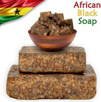 原始非洲黑肥皂 3 磅(约 1.4 千克)散装棒 来自加纳