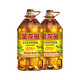 金龙鱼 特香低芥酸菜籽油5L*2桶装家用物理压榨三级菜籽油