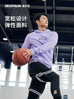 迪卡侬（DECATHLON）NBA运动休闲卫衣秋季男连帽卫衣长袖运动上衣I NBA 迈阿密热火- 粉色 S