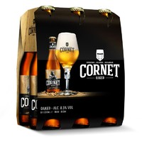 CORNET 橡树风味精酿啤酒 330ml*6瓶 赠啤酒杯 比利时原装进口