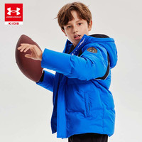 安德玛(Under Armour)男大童羽绒服冬季童装儿童短款保暖羽绒服 皇家蓝-版型偏小 170cm