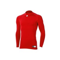 DESCENTE 迪桑特 S5321ZPC01 RED0 圆领长袖衬衣(红色)