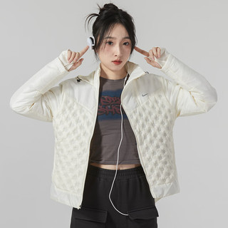 耐克（NIKE）女装棉羽 运动服户外防风保暖休闲外套羽绒服 FB7604-110 S(155/80A)