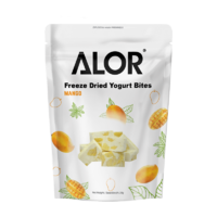 能嚼得到芒果颗粒：alor 亚罗星冻干芒果酸奶块30g/袋