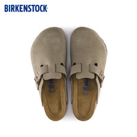 BIRKENSTOCK 软木包头拖鞋外穿拖鞋Boston系列 灰色窄版560773 37