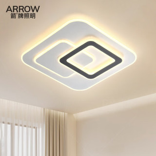 ARROW箭牌照明 大客厅灯LED吸顶灯北欧后现代简约卧室灯具套餐中山灯具 【客厅】90公分三色144瓦适38平